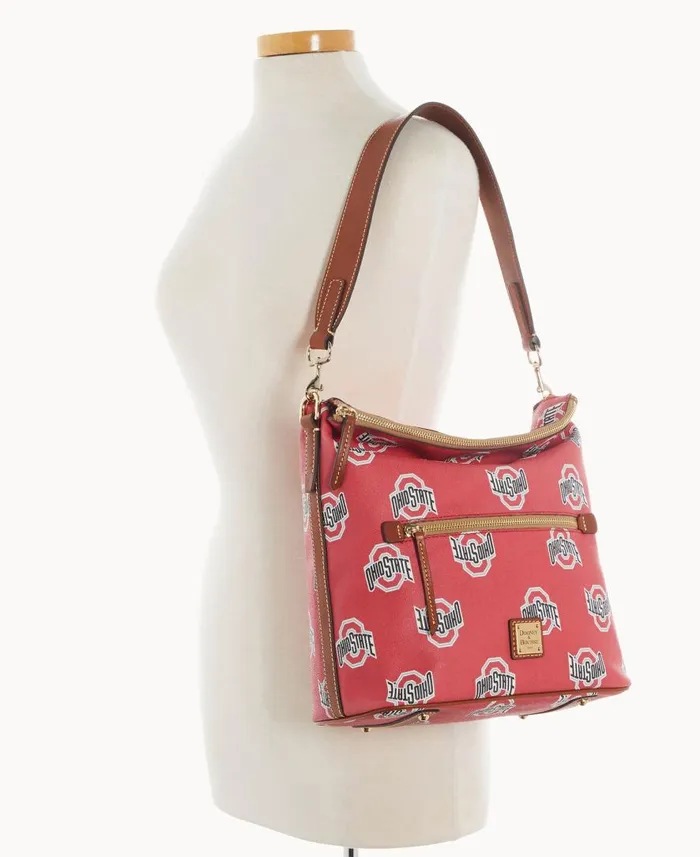 Woman Collegiate Ohio State University Large Sac Ohio State Dooney and Bourke Shoulder Bags Woman Collegiate Ohio State University Large Sac Ohio State Dooney and Bourke Shoulder Bags