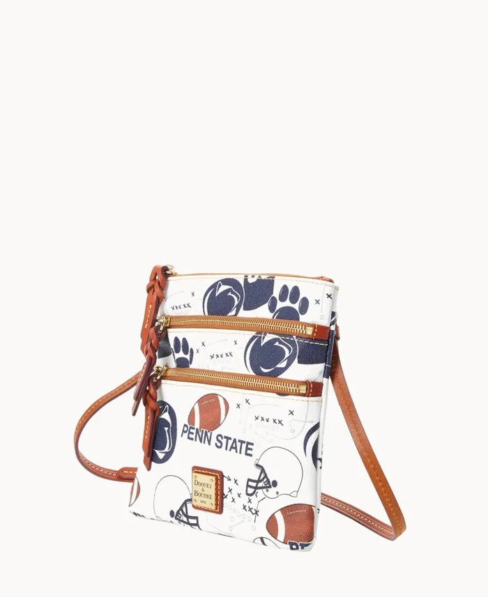 Woman Collegiate Penn State University N S Triple Zip Crossbody Penn State Dooney and Bourke Crossbodies Woman Collegiate Penn State University N S Triple Zip Crossbody Penn State Dooney and Bourke Crossbodies