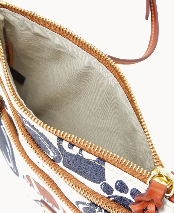 Woman Collegiate Penn State University N S Triple Zip Crossbody Penn State Dooney and Bourke Crossbodies Woman Collegiate Penn State University N S Triple Zip Crossbody Penn State Dooney and Bourke Crossbodies