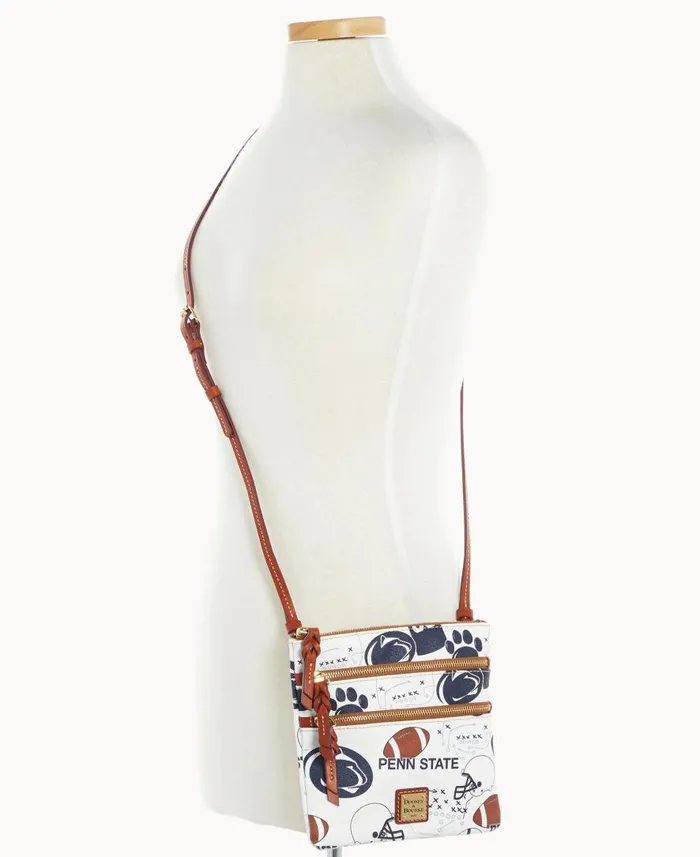 Woman Collegiate Penn State University N S Triple Zip Crossbody Penn State Dooney and Bourke Crossbodies Woman Collegiate Penn State University N S Triple Zip Crossbody Penn State Dooney and Bourke Crossbodies
