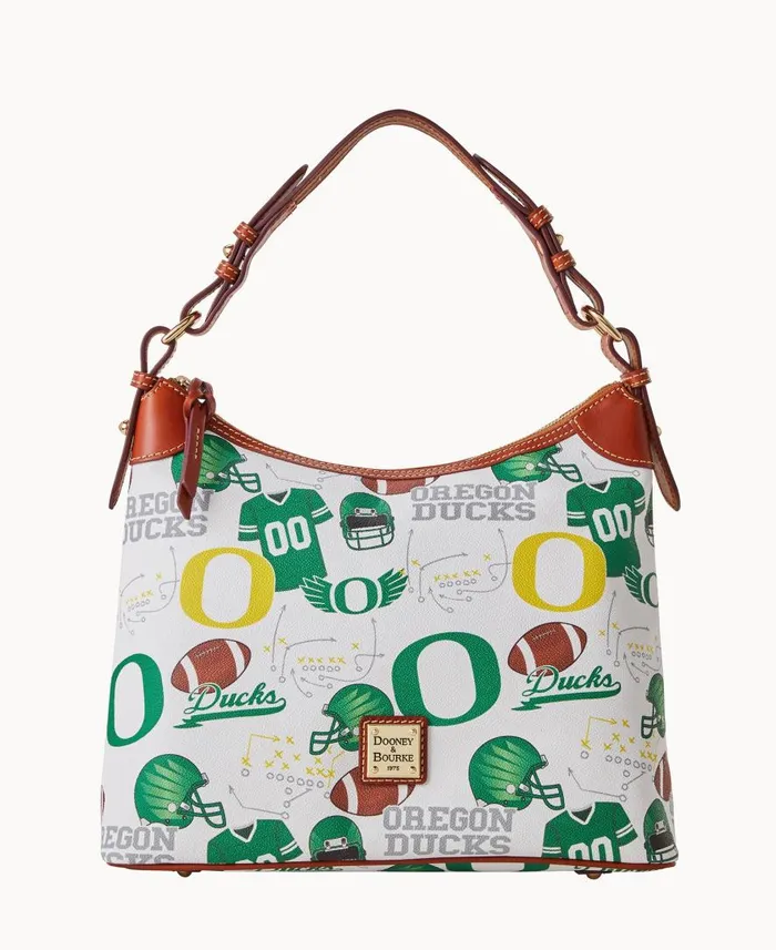 Woman Collegiate University Of Oregon Hobo Oregon Dooney and Bourke Shoulder Bags