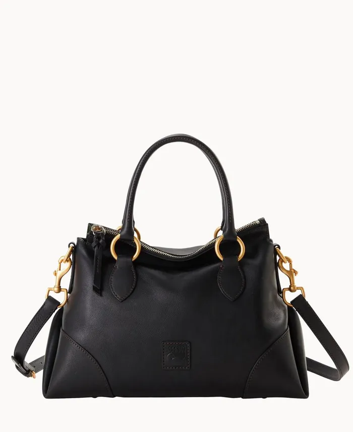 Woman Florentine Satchel 38 Black Black Dooney and Bourke Satchels