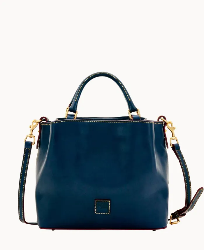 Woman Florentine Small Brenna Navy Dooney and Bourke Satchels
