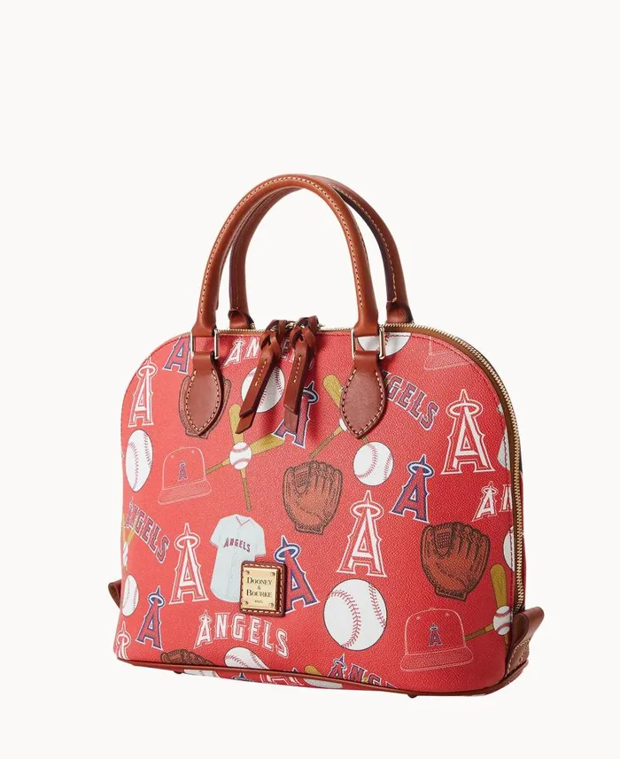 Woman MLB Angels Zip Zip Satchel Angels Dooney and Bourke Satchels Woman MLB Angels Zip Zip Satchel Angels Dooney and Bourke Satchels
