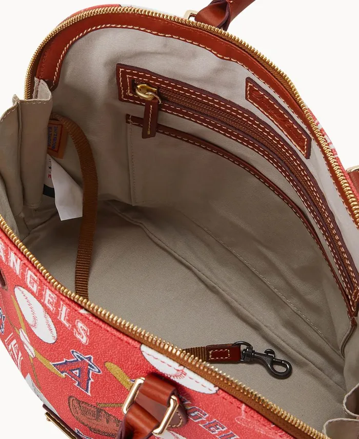 Woman MLB Angels Zip Zip Satchel Angels Dooney and Bourke Satchels Woman MLB Angels Zip Zip Satchel Angels Dooney and Bourke Satchels