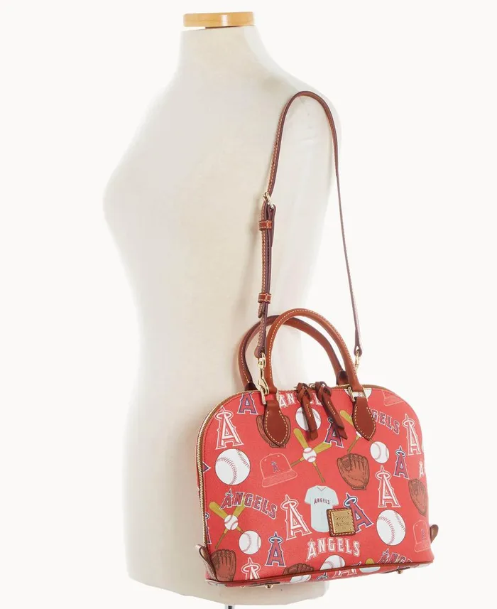Woman MLB Angels Zip Zip Satchel Angels Dooney and Bourke Satchels Woman MLB Angels Zip Zip Satchel Angels Dooney and Bourke Satchels