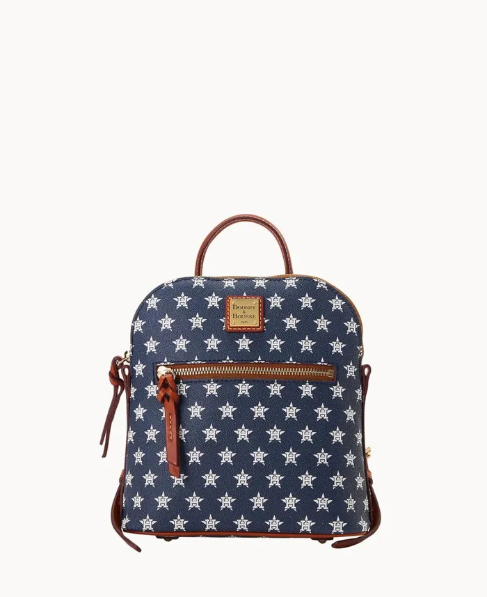 Woman MLB Astros Small Backpack Astros Dooney and Bourke Backpacks