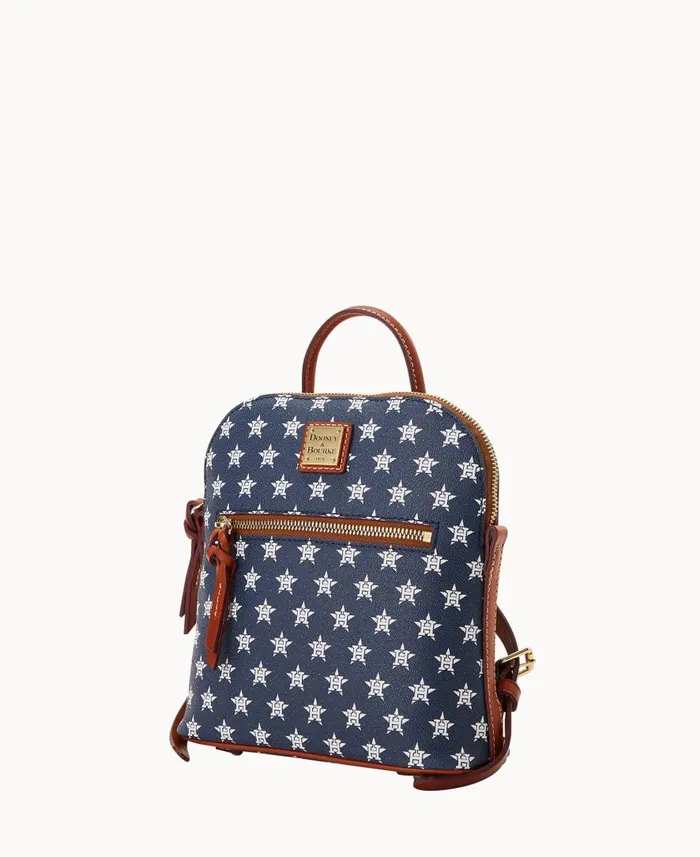 Woman MLB Astros Small Backpack Astros Dooney and Bourke Backpacks
