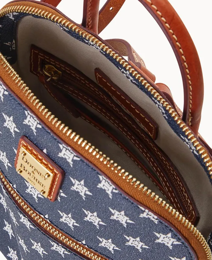Woman MLB Astros Small Backpack Astros Dooney and Bourke Backpacks