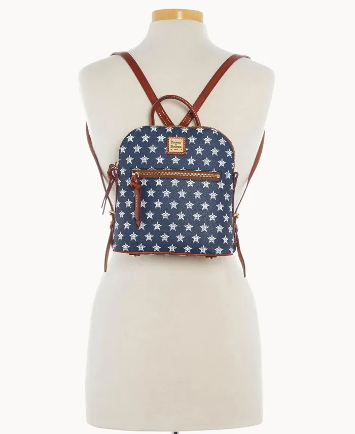 Woman MLB Astros Small Backpack Astros Dooney and Bourke Backpacks
