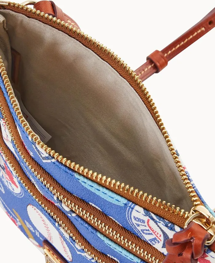 Woman MLB Blue Jays N S Triple Zip Crossbody Blue Jays Dooney and Bourke Crossbodies Woman MLB Blue Jays N S Triple Zip Crossbody Blue Jays Dooney and Bourke Crossbodies