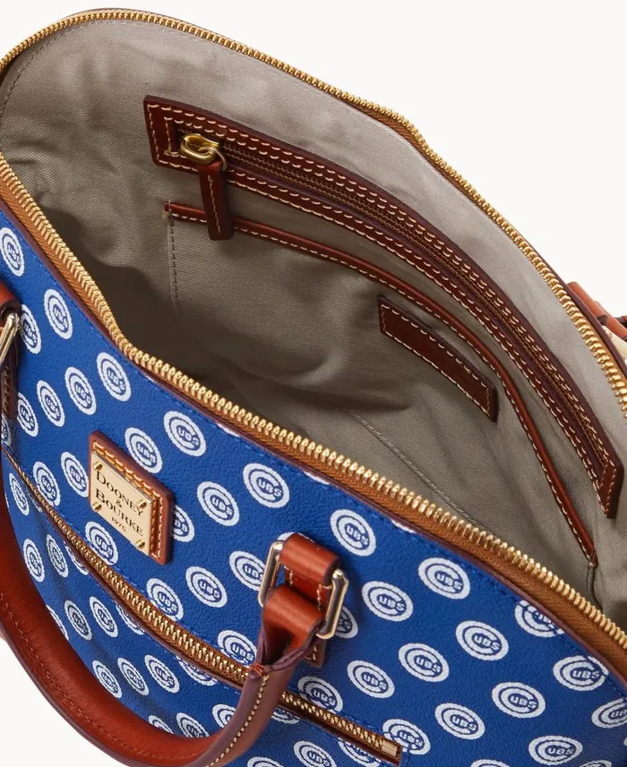 Woman MLB Cubs Domed Zip Satchel Cubs Dooney and Bourke Satchels Woman MLB Cubs Domed Zip Satchel Cubs Dooney and Bourke Satchels