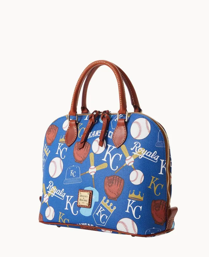 Woman MLB Royals Zip Zip Satchel Royals Dooney and Bourke Satchels Woman MLB Royals Zip Zip Satchel Royals Dooney and Bourke Satchels