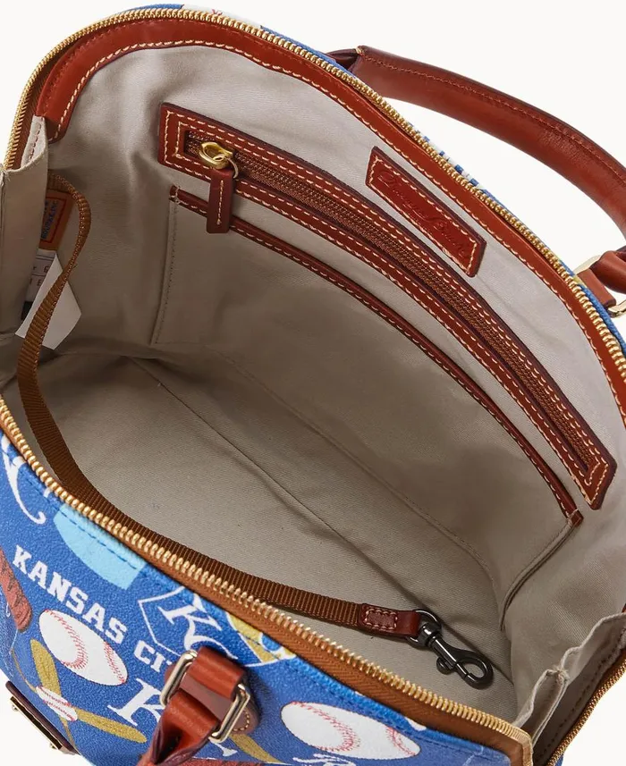Woman MLB Royals Zip Zip Satchel Royals Dooney and Bourke Satchels Woman MLB Royals Zip Zip Satchel Royals Dooney and Bourke Satchels