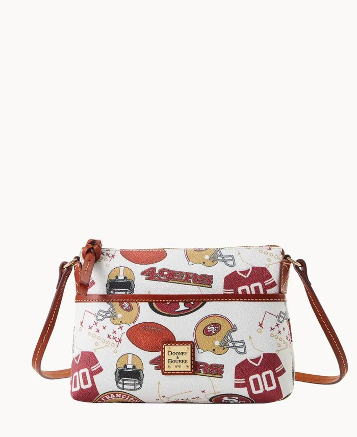 Woman NFL 49ERS Ginger Crossbody 49ers Dooney and Bourke Crossbodies