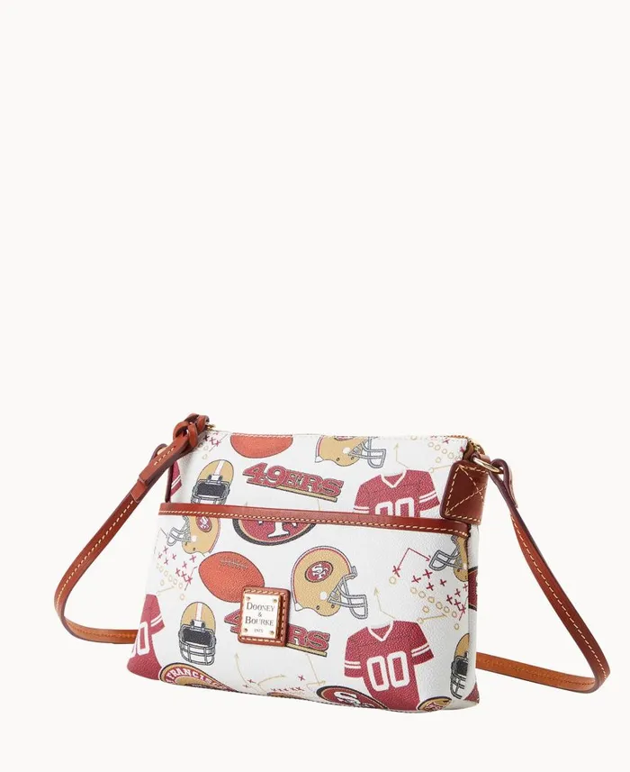 Woman NFL 49ERS Ginger Crossbody 49ers Dooney and Bourke Crossbodies Woman NFL 49ERS Ginger Crossbody 49ers Dooney and Bourke Crossbodies