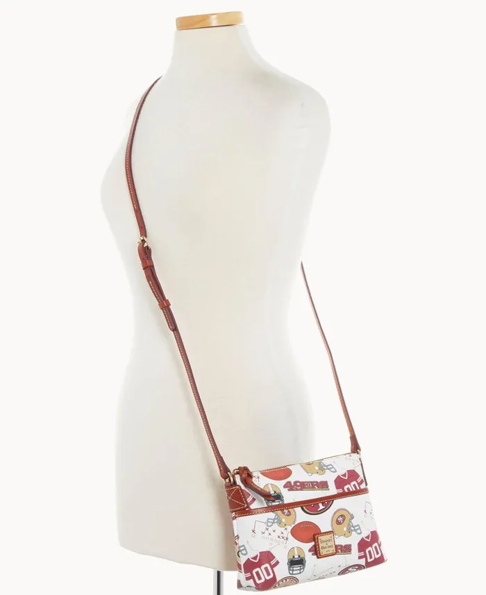 Woman NFL 49ERS Ginger Crossbody 49ers Dooney and Bourke Crossbodies Woman NFL 49ERS Ginger Crossbody 49ers Dooney and Bourke Crossbodies