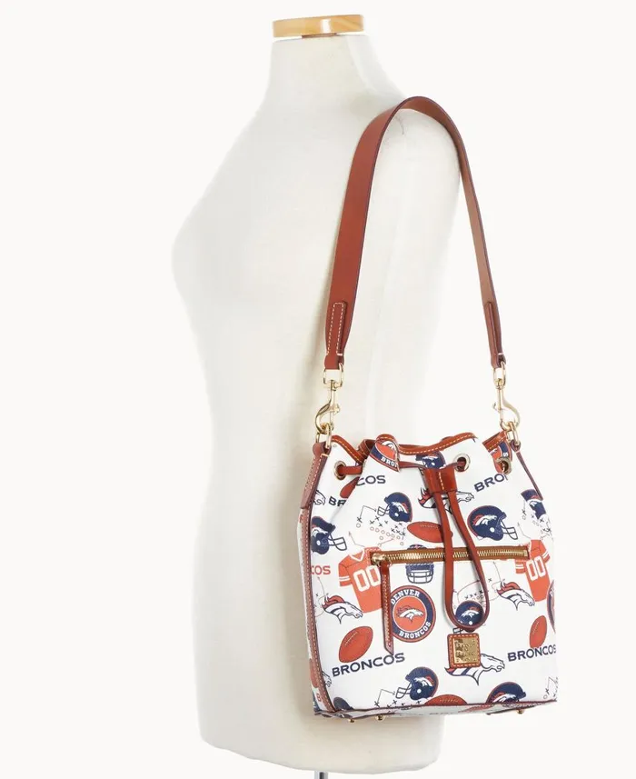 Woman NFL Broncos Drawstring Broncos Dooney and Bourke Shoulder Bags Woman NFL Broncos Drawstring Broncos Dooney and Bourke Shoulder Bags