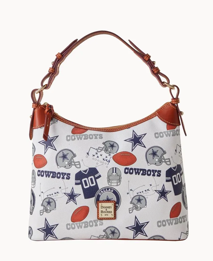 Woman NFL Cowboys Hobo Cowboys Dooney and Bourke Shoulder Bags