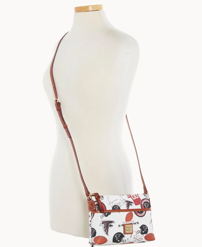 Woman NFL Falcons Ginger Crossbody Falcons Dooney and Bourke Crossbodies Woman NFL Falcons Ginger Crossbody Falcons Dooney and Bourke Crossbodies