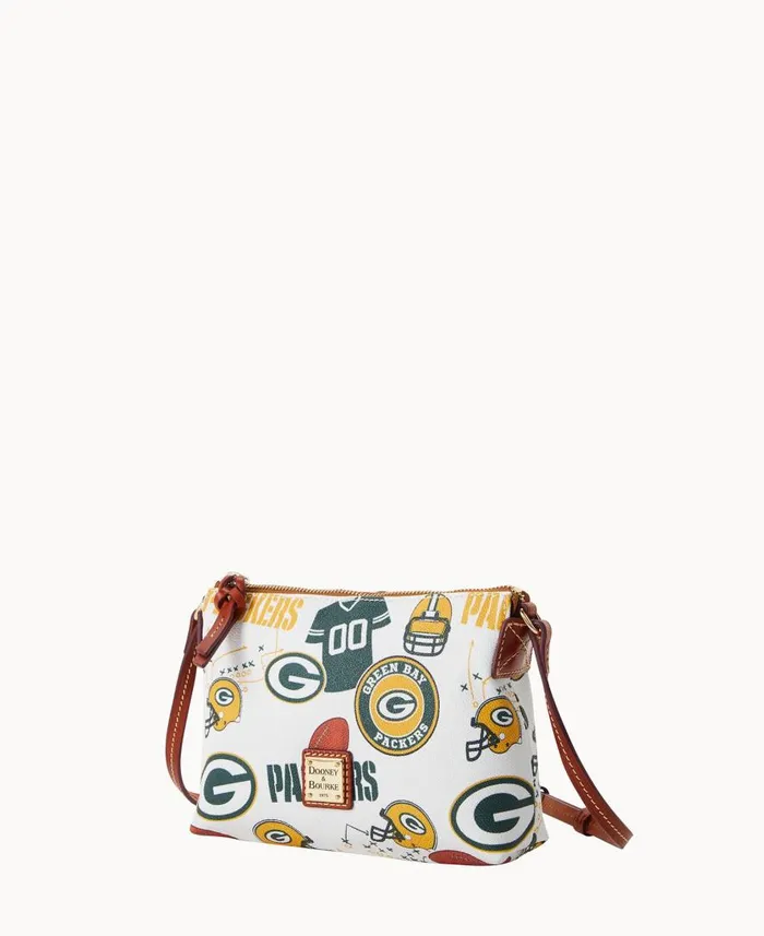 Woman NFL Packers Crossbody Pouchette Packers Dooney and Bourke Crossbodies Woman NFL Packers Crossbody Pouchette Packers Dooney and Bourke Crossbodies