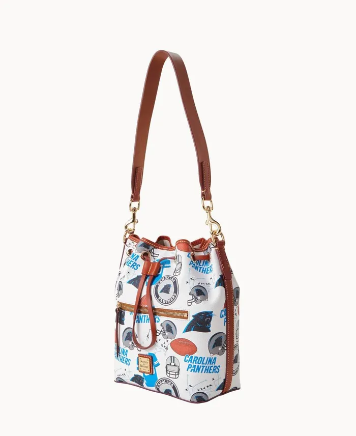 Woman NFL Panthers Drawstring Panthers Dooney and Bourke Shoulder Bags Woman NFL Panthers Drawstring Panthers Dooney and Bourke Shoulder Bags