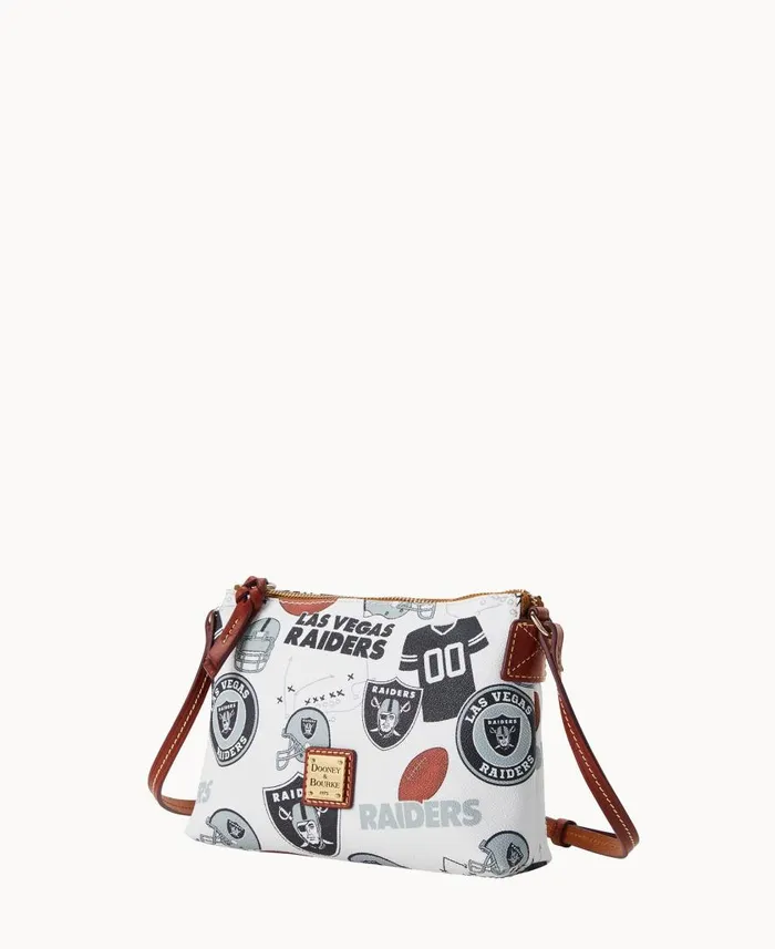 Woman NFL Raiders Crossbody Pouchette Raiders Dooney and Bourke Crossbodies Woman NFL Raiders Crossbody Pouchette Raiders Dooney and Bourke Crossbodies