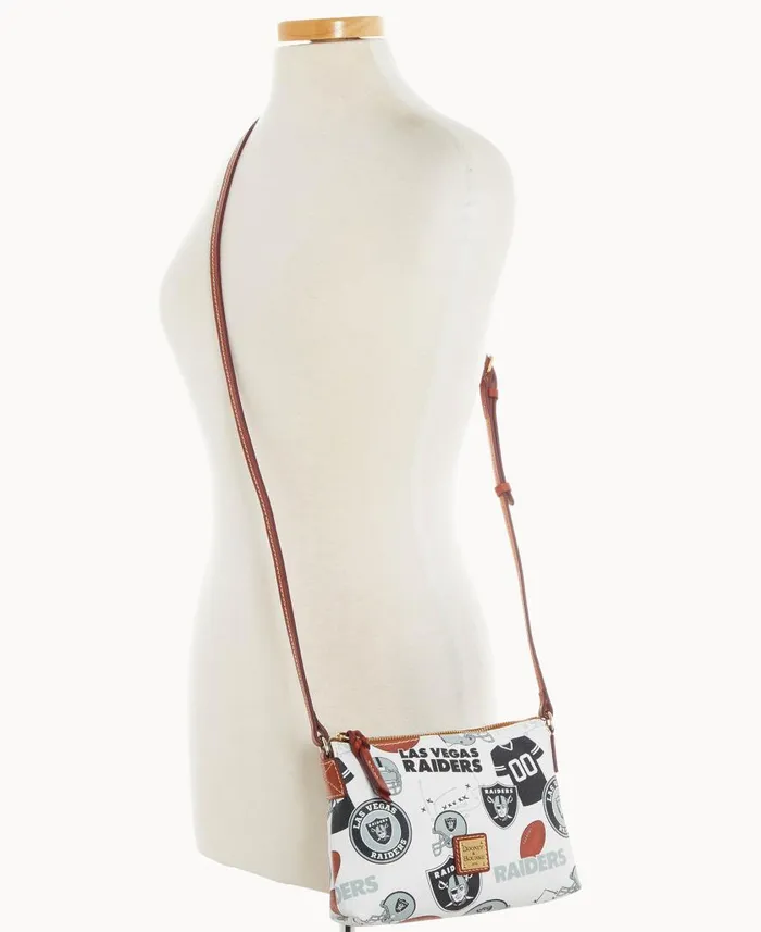 Woman NFL Raiders Crossbody Pouchette Raiders Dooney and Bourke Crossbodies Woman NFL Raiders Crossbody Pouchette Raiders Dooney and Bourke Crossbodies