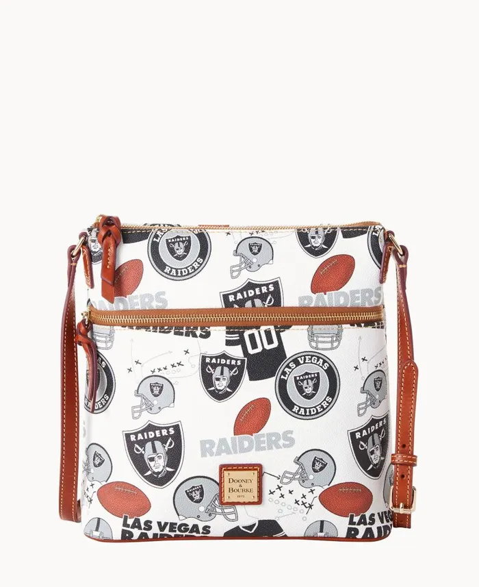 Woman NFL Raiders Crossbody Raiders Dooney and Bourke Crossbodies