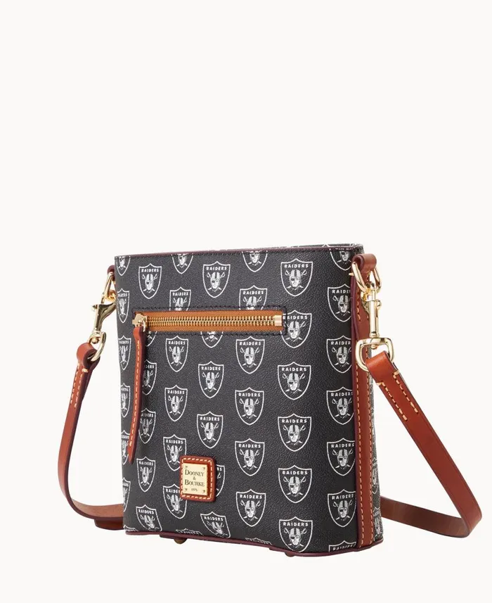 Woman NFL Raiders Small Zip Crossbody Raiders Dooney and Bourke Crossbodies Woman NFL Raiders Small Zip Crossbody Raiders Dooney and Bourke Crossbodies