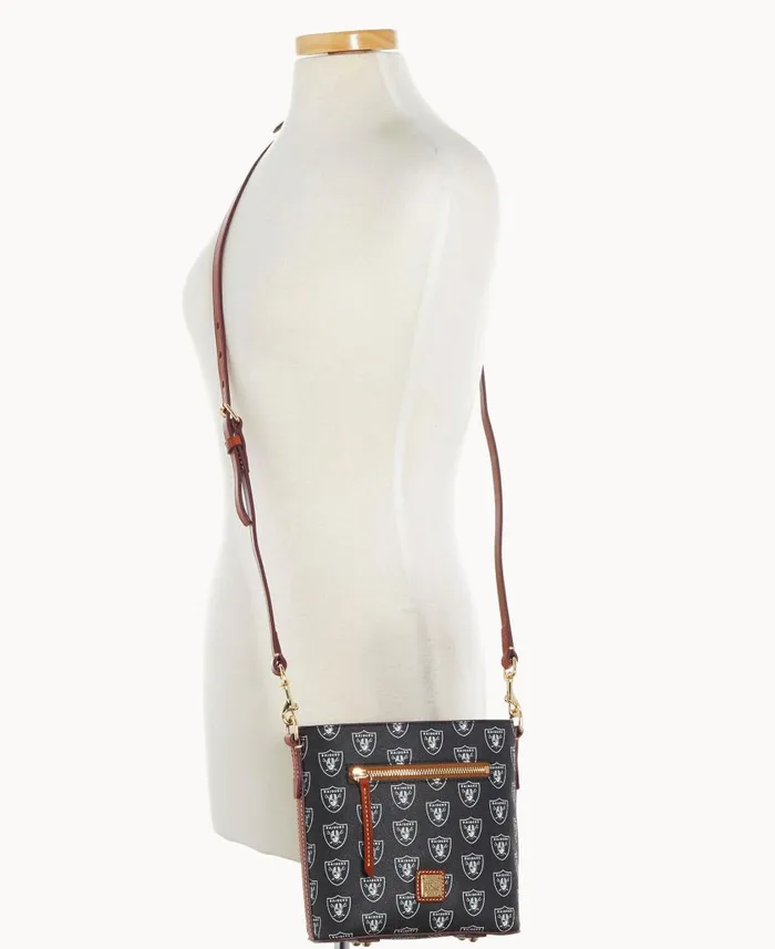 Woman NFL Raiders Small Zip Crossbody Raiders Dooney and Bourke Crossbodies Woman NFL Raiders Small Zip Crossbody Raiders Dooney and Bourke Crossbodies