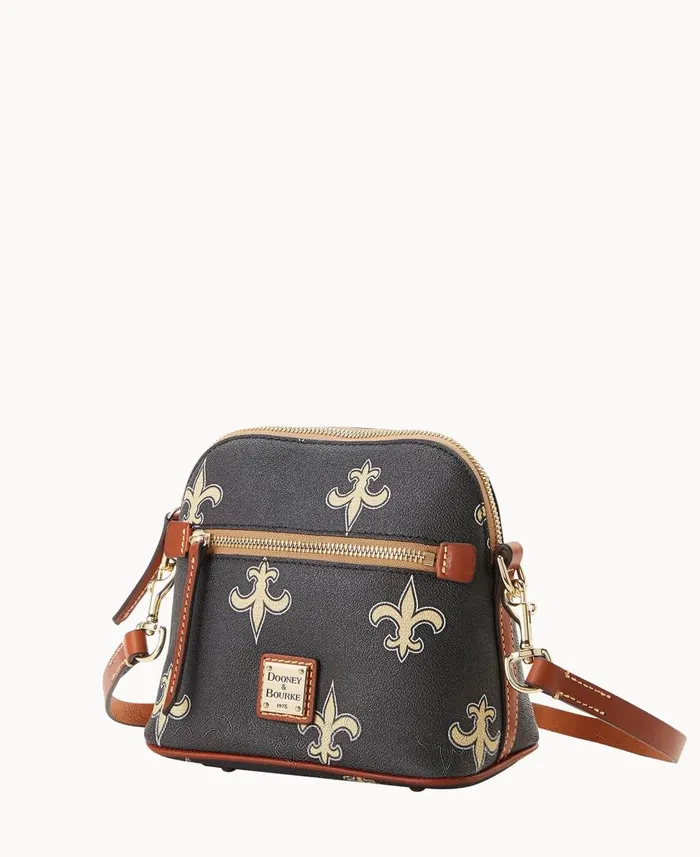 Woman NFL Saints Domed Crossbody Saints Dooney and Bourke Crossbodies Woman NFL Saints Domed Crossbody Saints Dooney and Bourke Crossbodies