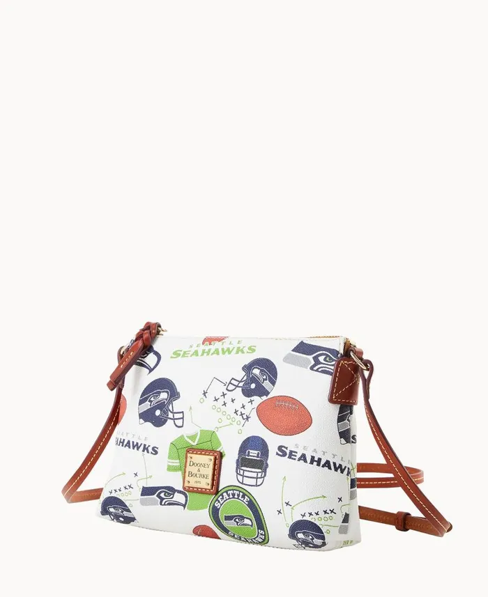 Woman NFL Seahawks Crossbody Pouchette Seahawks Dooney and Bourke Crossbodies Woman NFL Seahawks Crossbody Pouchette Seahawks Dooney and Bourke Crossbodies