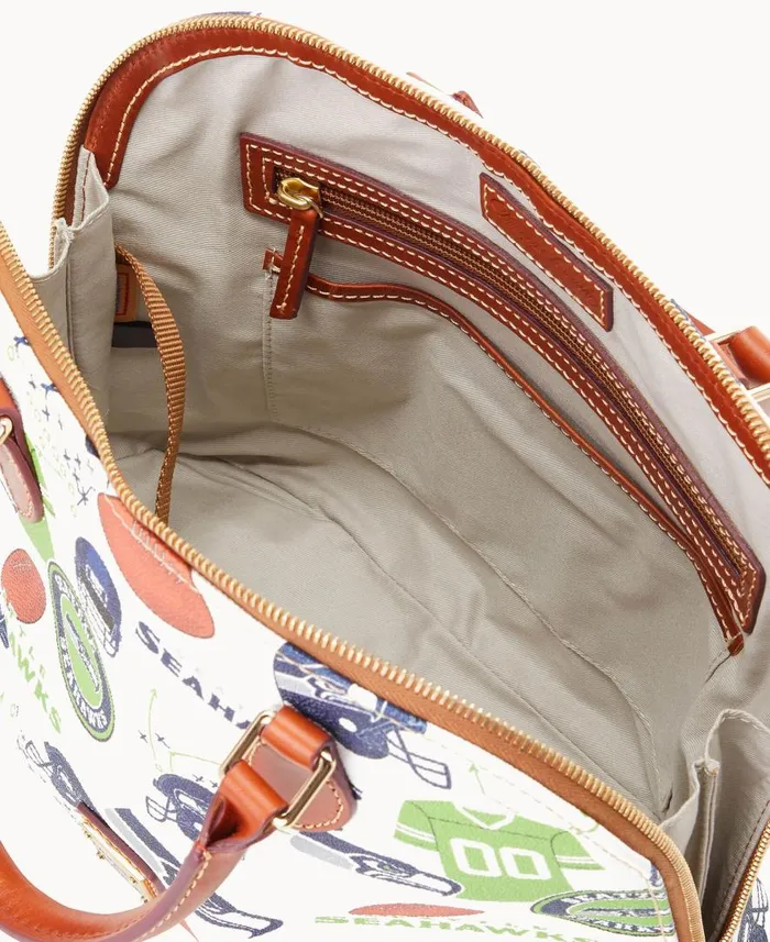 Woman NFL Seahawks Zip Zip Satchel Seahawks Dooney and Bourke Satchels Woman NFL Seahawks Zip Zip Satchel Seahawks Dooney and Bourke Satchels