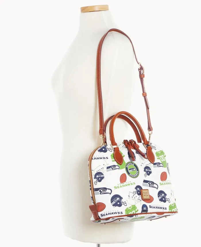 Woman NFL Seahawks Zip Zip Satchel Seahawks Dooney and Bourke Satchels Woman NFL Seahawks Zip Zip Satchel Seahawks Dooney and Bourke Satchels