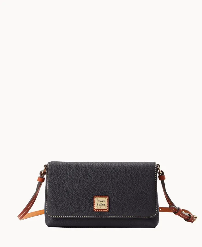 Woman Pebble Grain Becca Crossbody Black Dooney and Bourke Shoulder Bags