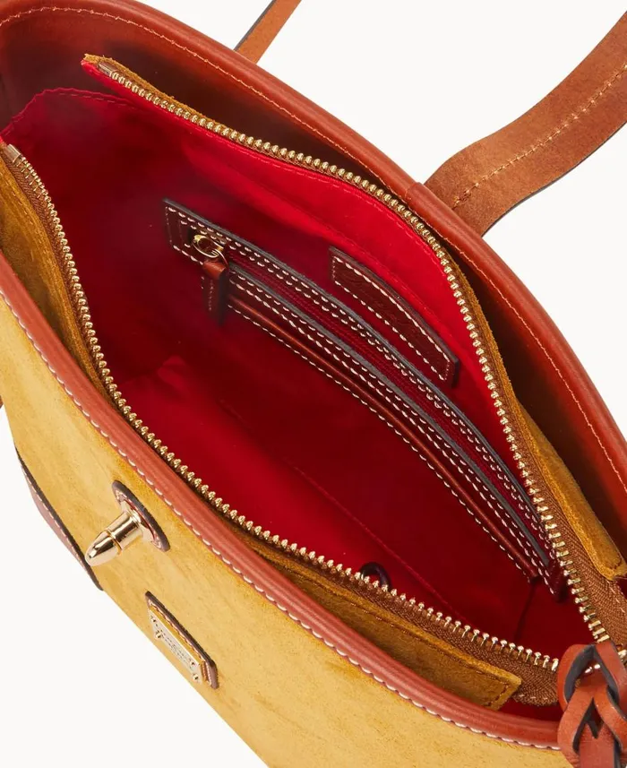 Woman Suede Crossbody Bucket Chamois Dooney and Bourke Crossbodies Woman Suede Crossbody Bucket Chamois Dooney and Bourke Crossbodies