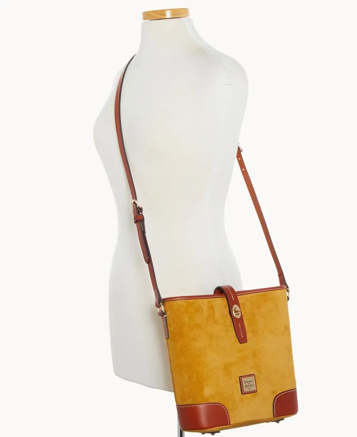 Woman Suede Crossbody Bucket Chamois Dooney and Bourke Crossbodies Woman Suede Crossbody Bucket Chamois Dooney and Bourke Crossbodies