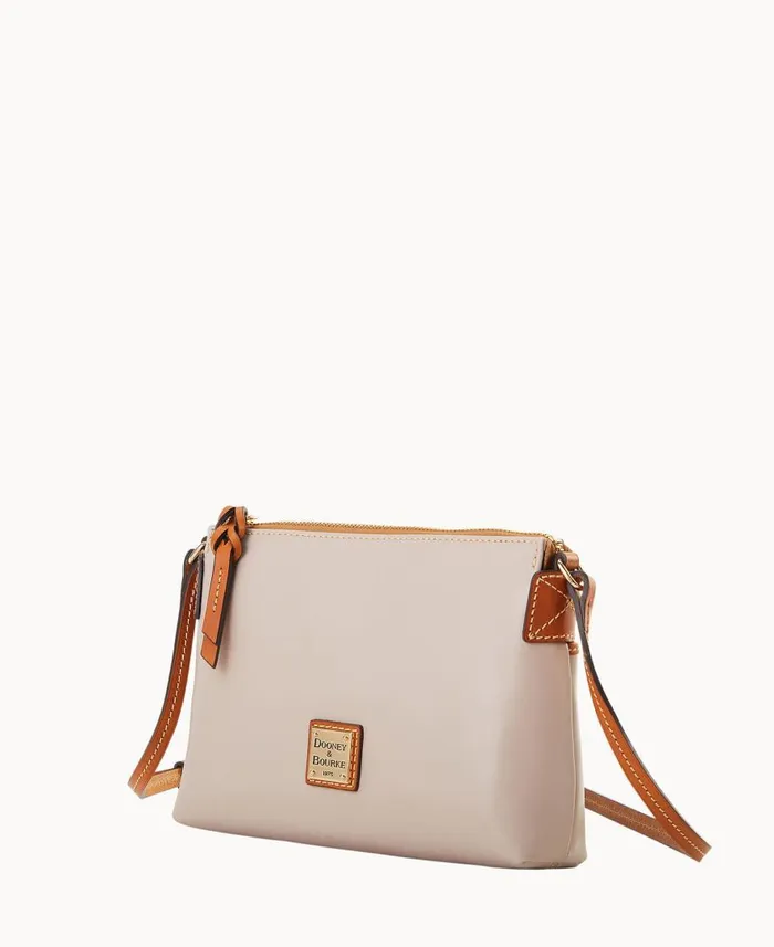 Woman Wexford Leather Rosie Crossbody Oyster Dooney and Bourke Crossbodies