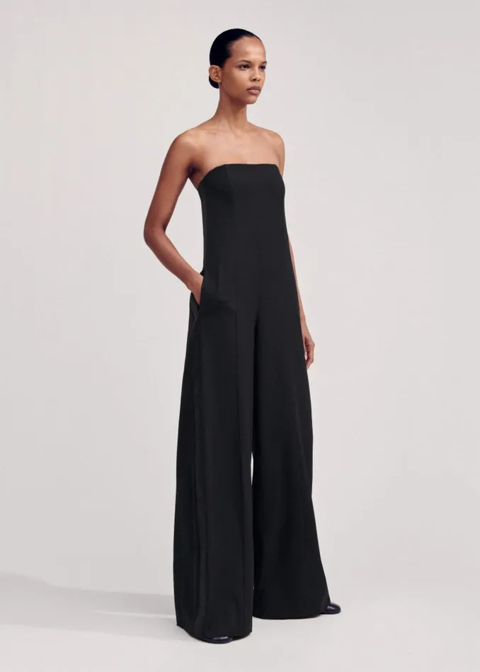 Women 2In1 Tux Jumpsuit Black MEEM