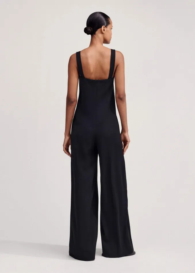 Women 2In1 Tux Jumpsuit Black MEEM