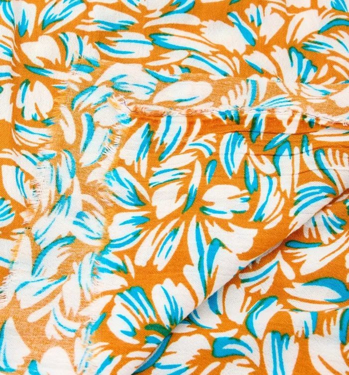 Women 3m Crinkle Viscose Fabric Cut 8211 Saffron Prints Promod Fabric Cuts And Patterns Women 3m Crinkle Viscose Fabric Cut 8211 Saffron Prints Promod Fabric Cuts And Patterns