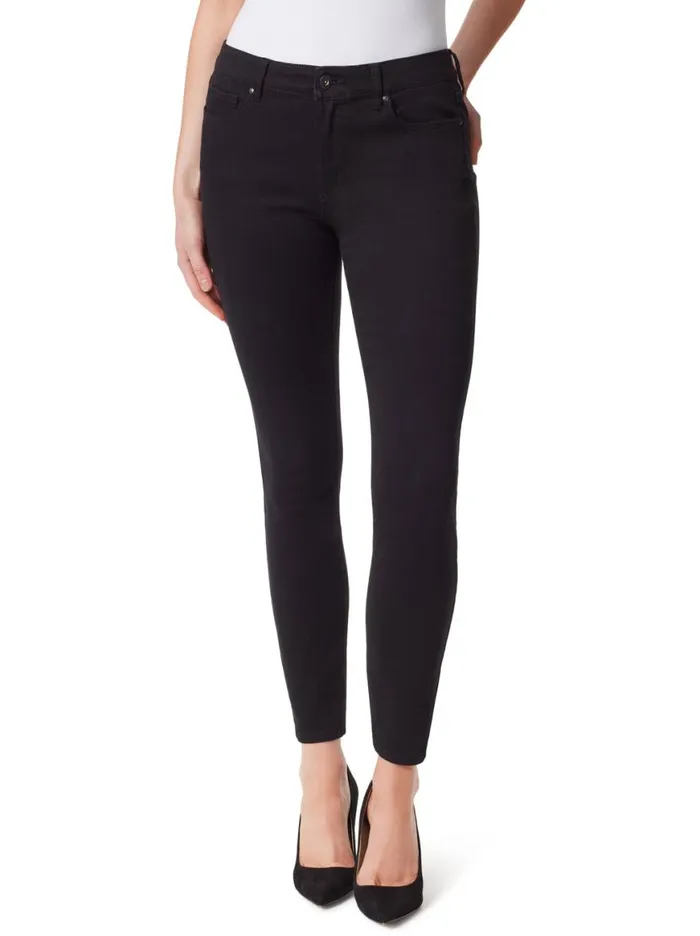 Women Adored High Rise Ankle Skinny Jeans In Black Jessica Simpson Bottoms