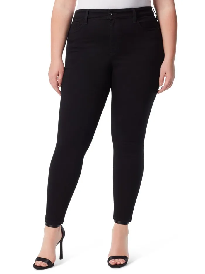 Women Adored High Rise Ankle Skinny Jeans In Black Jessica Simpson Bottoms