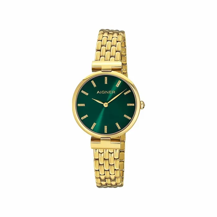 Women Aigner Watches Ladies Watch Venoza GoldGreen