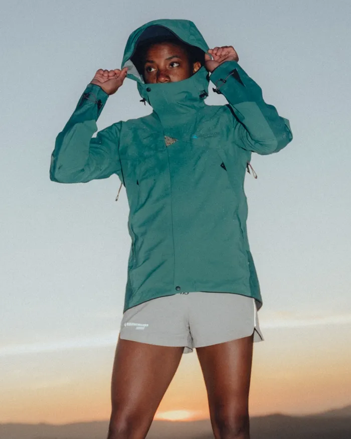 Women Allgrn 20 Waterproof Cutan Jacket Frost Green Klttermusen Waterproof Jackets