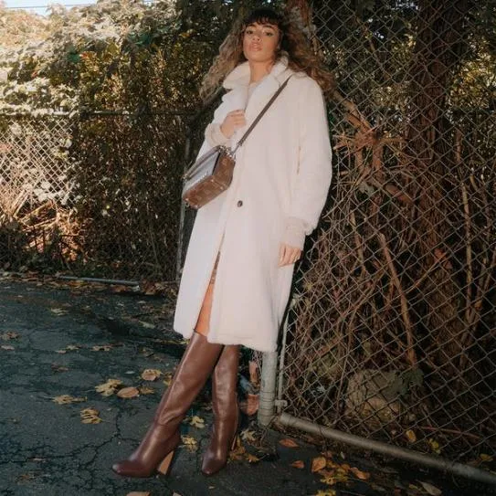 Women ALLY BROWN LEATHER Brown Leather Steve Madden Boots and Booties Women ALLY BROWN LEATHER Brown Leather Steve Madden Boots and Booties