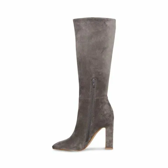 Women ARCHERS GREY SUEDE Grey Suede Steve Madden Boots and Booties Women ARCHERS GREY SUEDE Grey Suede Steve Madden Boots and Booties