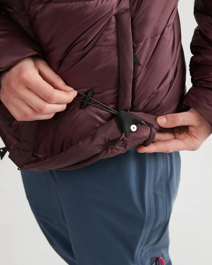 Women Atle 30 Midweight WoMidweight Down Jacket Amaranth Red Klttermusen Down and Insulated Jackets