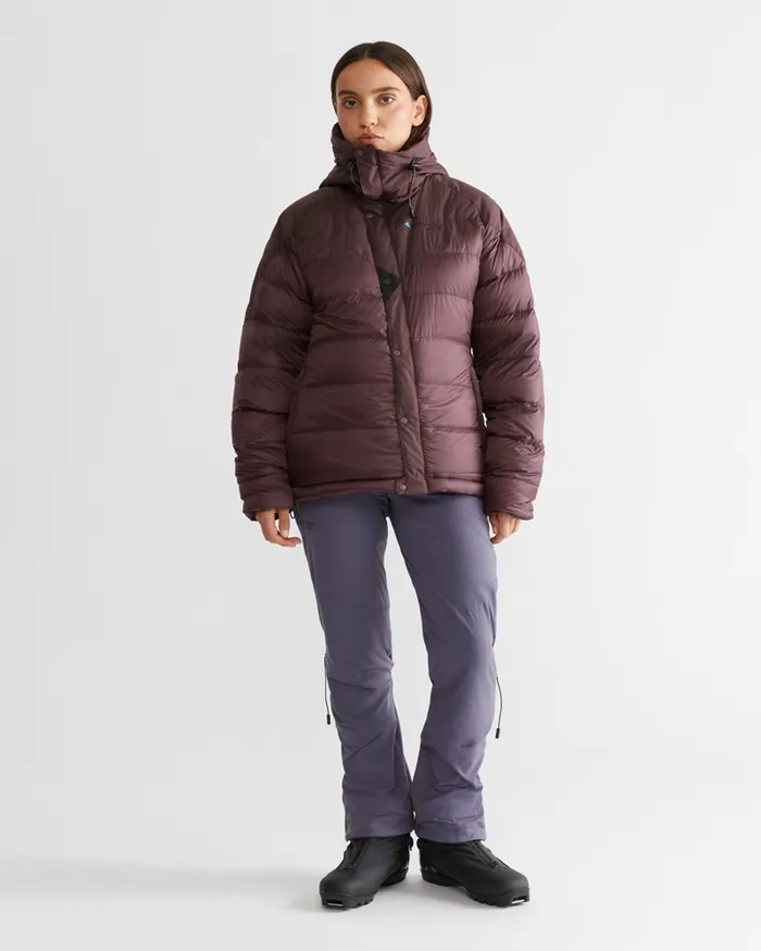 Women Atle 30 Midweight WoMidweight Down Jacket Amaranth Red Klttermusen Down and Insulated Jackets